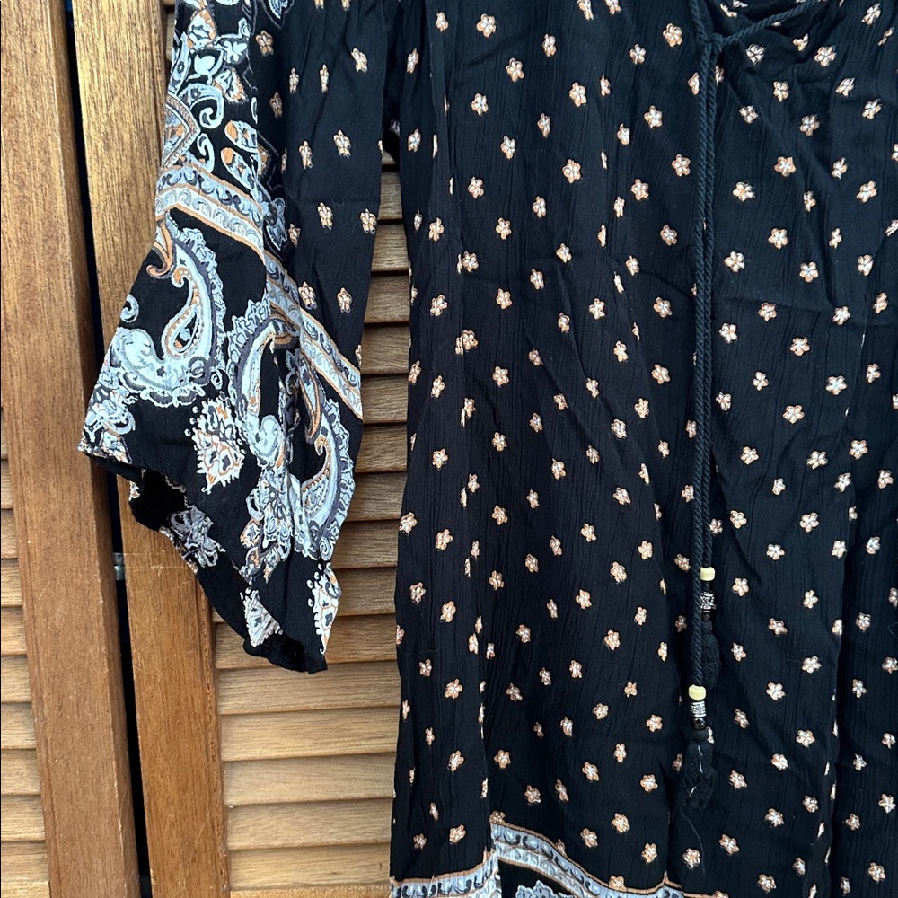 Patterned mini dress - Picture 2 of 2